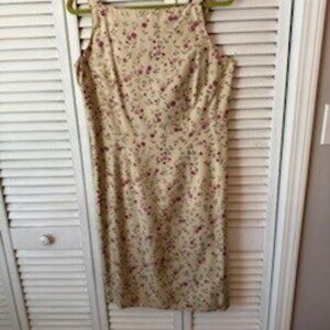 Ann Taylor Print knee-length dress, size 12